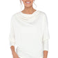 Batwing Hooded Top in Ivory