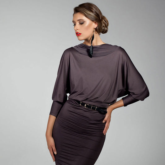 Batwing Hooded Top in Urban Jungle